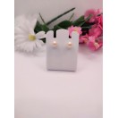 Pink Freshwater Pearl Stud Earrings